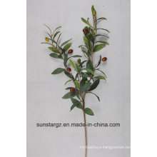 PE Olive Tree Leaf Artificial Plant for Home Garden Decoration (47757)